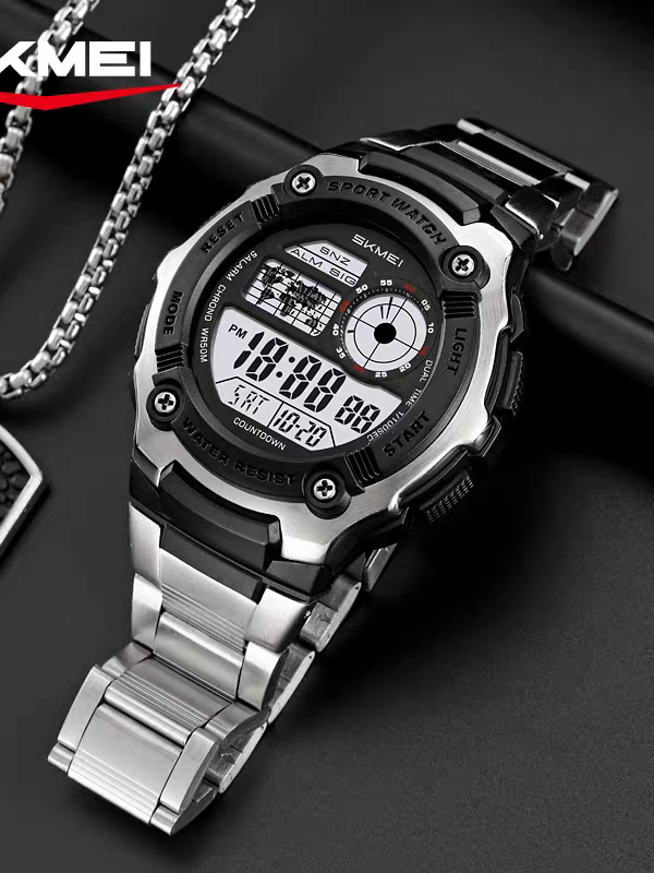SKMEI Waterproof Stainless Steel Chronograph Watch