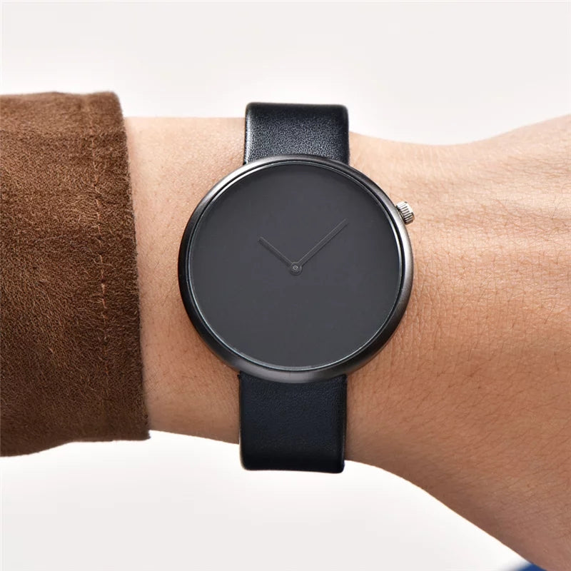 Tomi Brand Slim Luxury Leather Strap Wrist Watch TM103