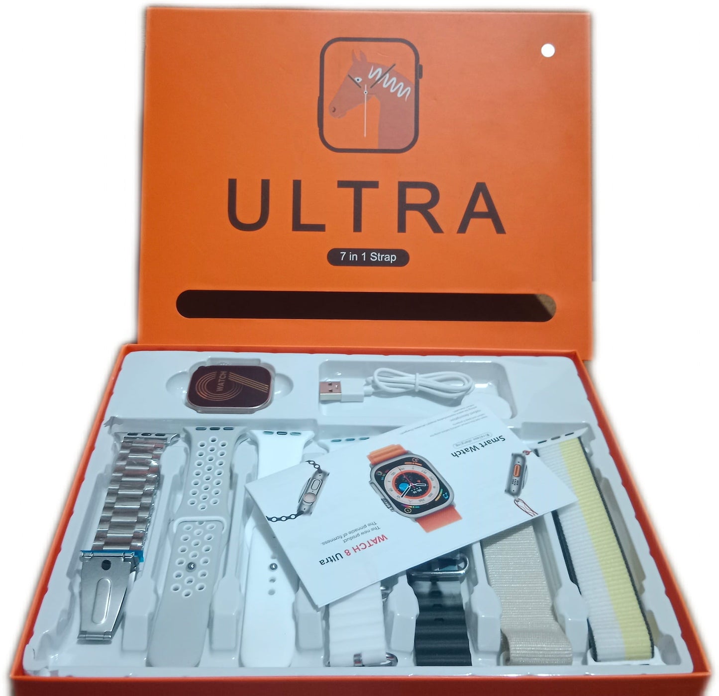 7 in 1 Utra smart watch | 2.01 Display 7 Strips