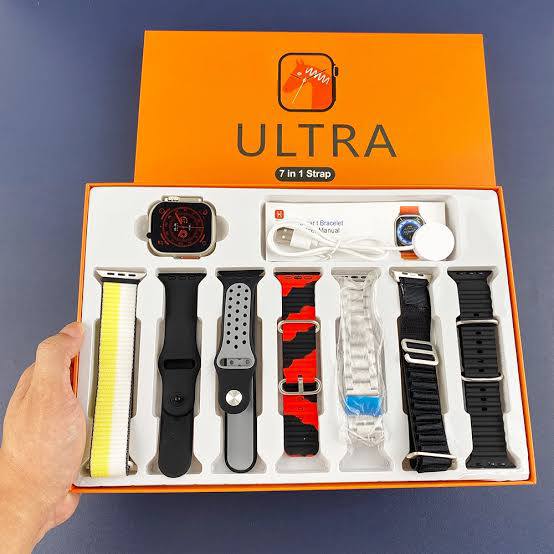 7 in 1 Utra smart watch | 2.01 Display 7 Strips