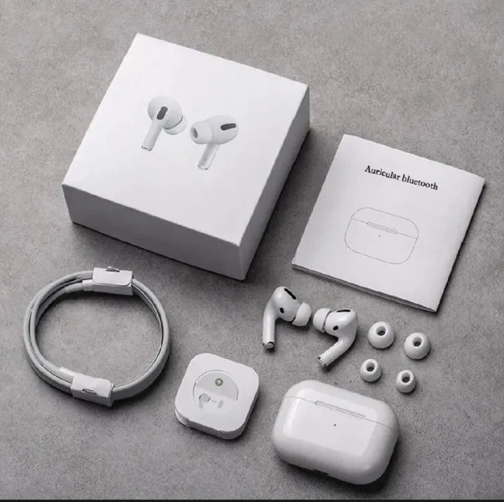 Airpods Pro 3rd Gen TWS (True Wireless Stereo) Bluetooth Earbuds Dual Earphones Headset (Connect With All Bluetooth Devices)