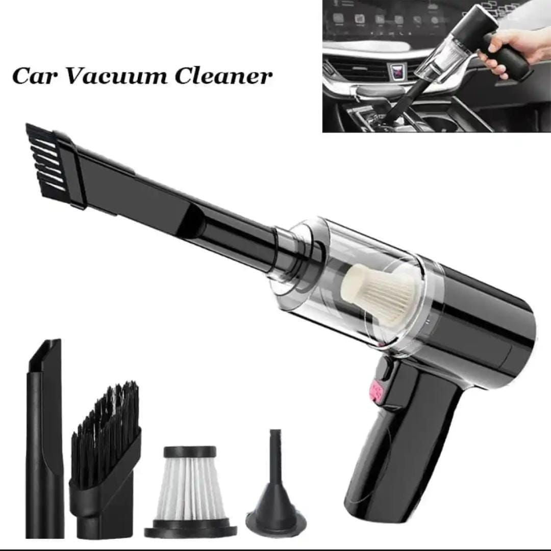 3 In 1 Vacuum Cleaner Dual Mode Cordless Handheld Wireless Handy Portable light weight Vacuum Cleaner with LED Light, Dust Collection Lighting Mini Wet Dry Vacuum for Car Sofas Carpet Interior &Home Office Cleaning Tool Strong suction