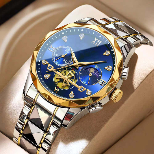 VIP Dinar Brand Men's Business Waterproof Chronograph Wrist Watch