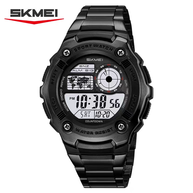 SKMEI Waterproof Stainless Steel Chronograph Watch